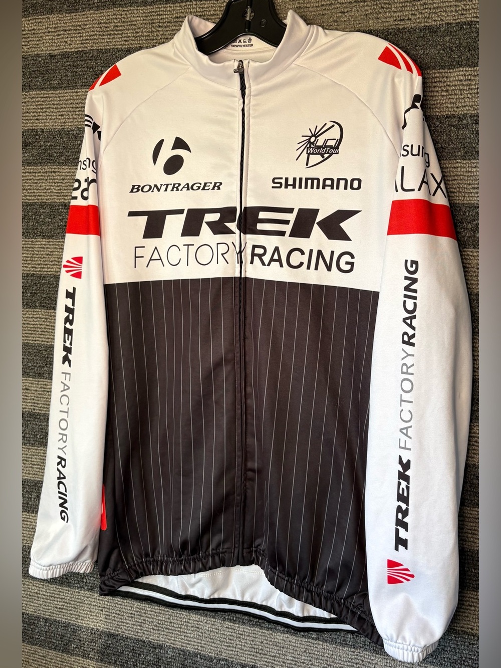 Shimano Trek Factory Racing Team UCI World Tour Cycling Jacket Men’s XXL EUC